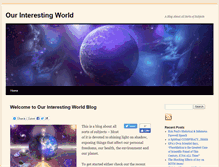 Tablet Screenshot of ourinterestingworld.com